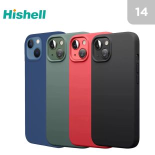 Hishell Liquid Silicone Case For iPhone 14