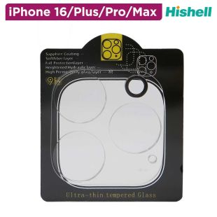 غطاء حماية شفاف لعدسة الكاميرا لهاتف iPhone 16 من Hishell