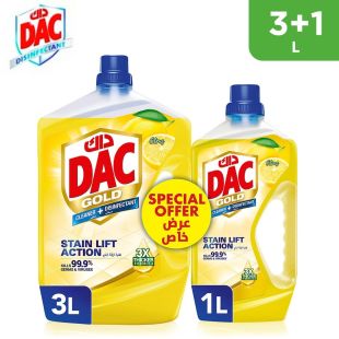 Dac Gold Citrus Burst Disinfectant Cleaner - 3 + 1 L