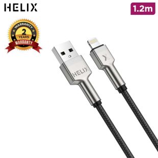 HELIX USB-A to Lightning Ultra Fast Zinc Alloy Braided Cable 1.2M