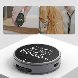 شريط قياس HomeMagician ديجيتال بطول 99 متر مع شاشة LCD