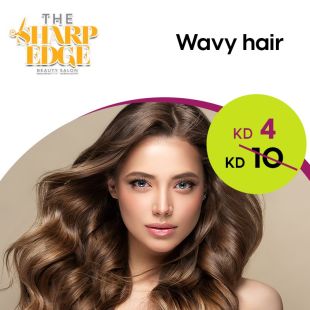 Hair Wavy at The Sharp Edge Salon