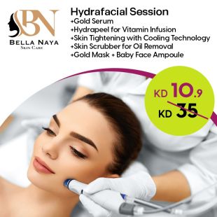Full Hydrafacial Session + Oxygen Gold Serum + Hydrapeel + Skin Tightening + Skin Scrubber + Gold Mask + Baby Face Ampoule at Bella Naya Skin Care