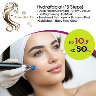 HydraFacial (15 steps) + Deep Cleansing at Elida Salon