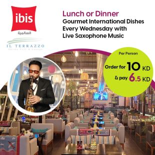 Tasty International Lunch or Dinner at Ibis Hotel - Salmiya
