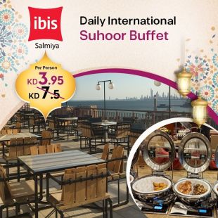 Sohour Buffet in Ramadan at Ibis Hotel- Salmiya