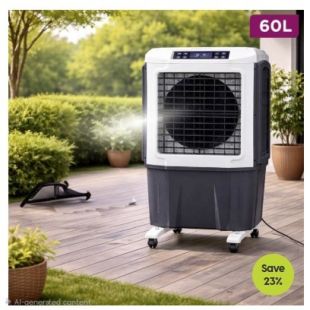 60L Solar and DC Air Cooler with Remote Control