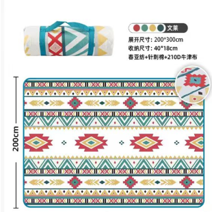 بطانية نزهة قابلة للطي 200 × 300 سم