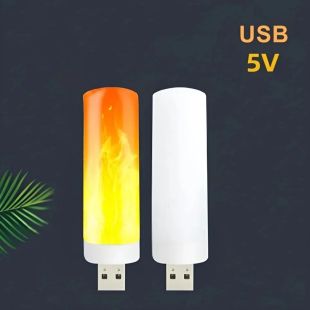 أضواء اللهب الوامضة بتقنية LED عبر USB