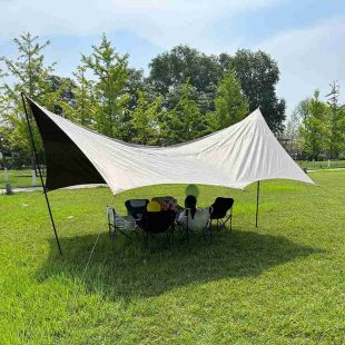 Waterproof Folding Beach and Camping Sun Shelter 3.5x5m