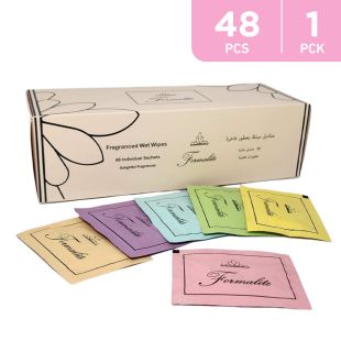 Wet Wipes Mix Fragrances Sachets Gift Box - 48 Sachets 
