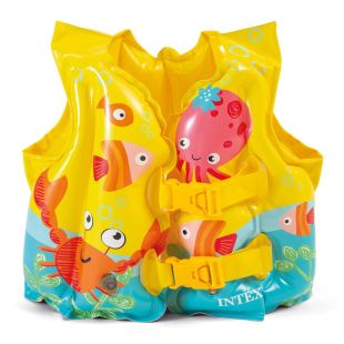 سترة السباحة Tropical Buddies مقاس 41 × 30 سم من Intex