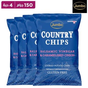 Jumbo Country Balsamic Vinegar and Caramelized Onions 150 grams x 4 