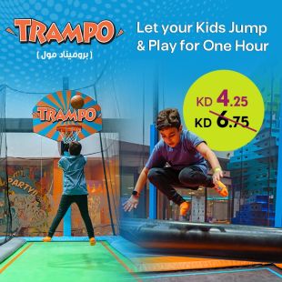 Enjoy Joy & Fun for 1 Hour at Trampo Extreme - Murooj Branch