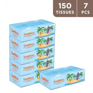 Taw9eel Summer Facial Tissues 150 x 2 Ply (7 Boxes)