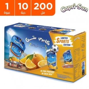 عصير برتقال بنسخة رياضية 10 × 200 مل من Capri Sun