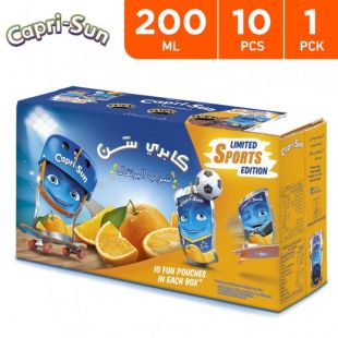 Capri Sun Limited Sport Edition Orange Juice Pouch 10 X 200 ml