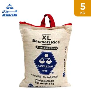 أرز XL بسمتى 5 كجم من Al Wazzan