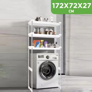 Bathroom 3 Tier Storage Rack 172 X 72 X 27 cm