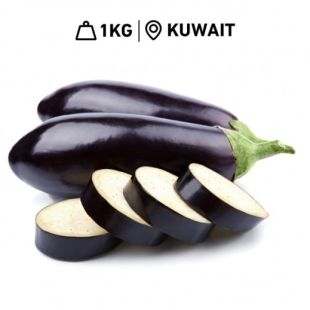 باذنجان كويتي طازج من مزرعة الشامية (1 كجم تقريبًا)