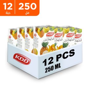 عصير الكوكتيل 12 × 250 مل من KDD