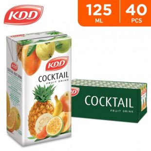 KDD Cocktail Juice 125 ml x 40