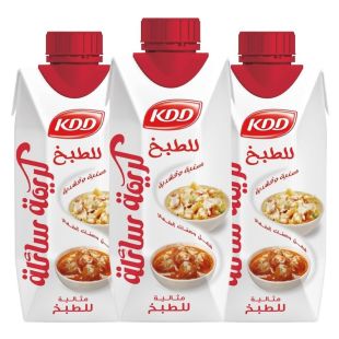 كريمة طبخ سائلة 3 × 250 مل من KDD
