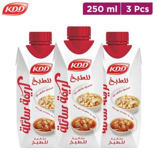 KDD Liquid Cooking Cream 3 x 250ml