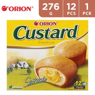 Orion Custard Soft Cake 276 g 12 Pieces