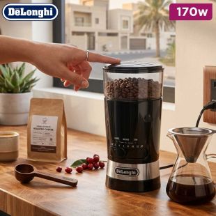 170W Coffee Grinder with 3 Grinding Levels by DELONGHI