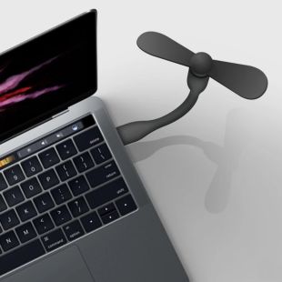 مروحة تبريد صغيرة مرنة بمنفذ USB