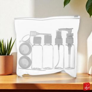 8-Piece Travel Toiletry Bottle Set