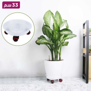 قاعدة أسطوانية مع عجلات