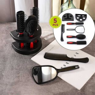 Hair Brush and Comb Set 5Pc by Zoestar
