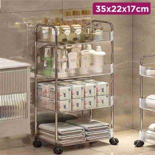 4 Tier Storage and Organization Acrylic 35x22x17 cm
