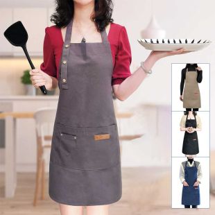 مريول مطبخ قابلة للتعديل مع جيوب كبيرة