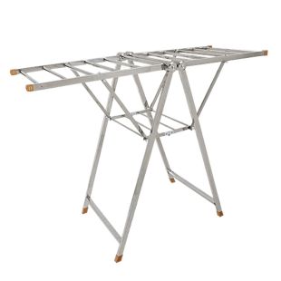 ستاند تجفيف الملابس قابل للطي من الستانلس ستيل