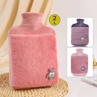 Heating Water Bag 2.0L with Cozy Soft Fur Cover