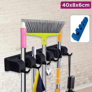 Mop And Broom Holder Wall Mount