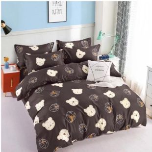 طقم لحاف فاخر بملمس الحرير 4 قطع للأطفال 180 × 220 سم من Quilt