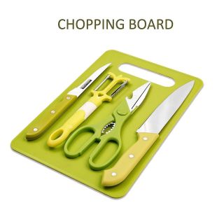 طقم لوح تقطيع مع أدوات طهي 5 قطع