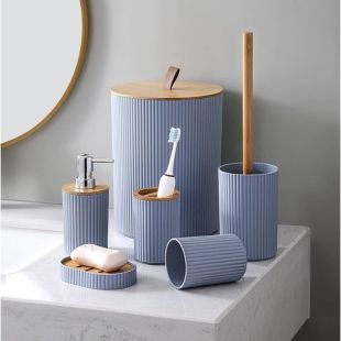 6Pcs Complete Bathroom Accessories Set