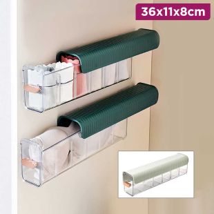 Wall Mounted Drawer Organizer 36 x 11 x 8 cm