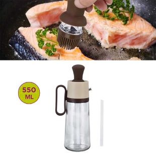 550ml Anti Leak Oil Dispenser with Brush and Scale