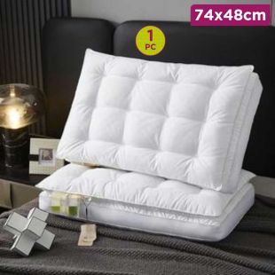 Extra Padded Sleeping Pillow for Neck Support 74×48 cm 1 Piece