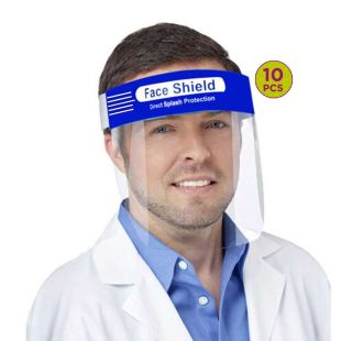 Reusable Transparent Face Shield - 10 Pieces Pack