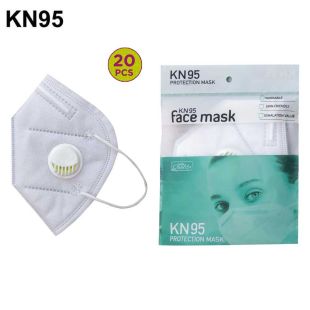KN95 Face Mask Single Filter Pack of 20 Pieces