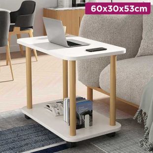 2 Tier Rectangle Side Table 60 x 30 x 53 cm