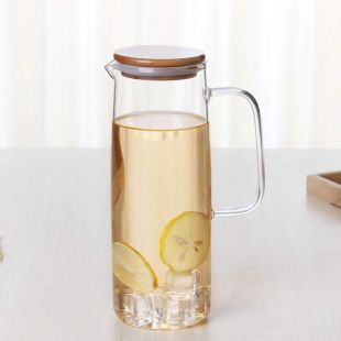 Glass Water Jug with Lid 1500ml