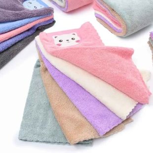 Set of 5 Microfiber Soft Square Face & Hand Towel